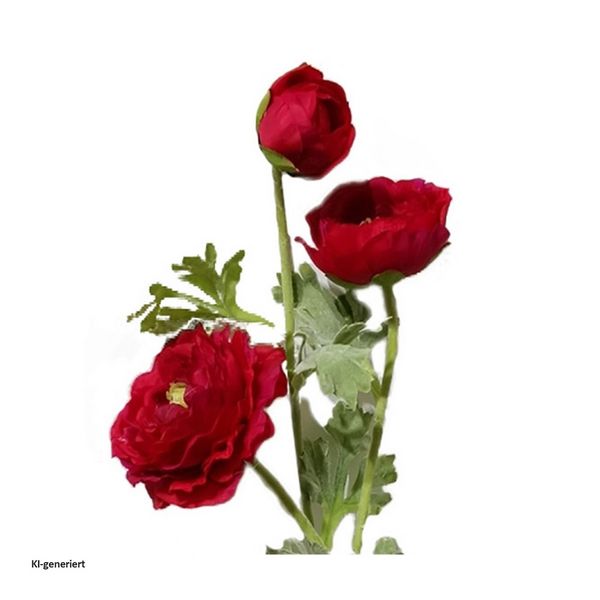 Produktbild: HTI-Living HTI-Living Ranunkel 2er Set Rot Flora HTI-Living Ranunkel 2er Set Rot Flora
