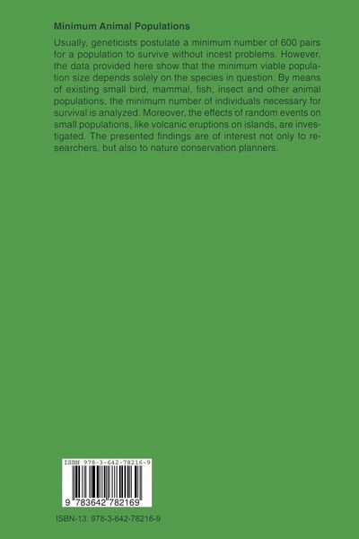Produktbild: Minimum Animal Populations