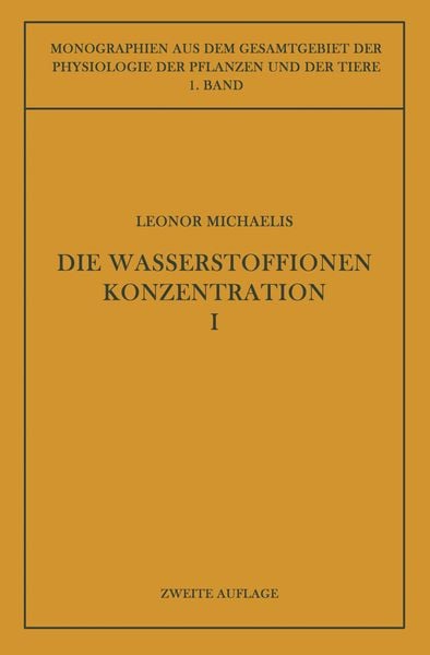 Produktbild: Die Wasserstoffionenkonzentration