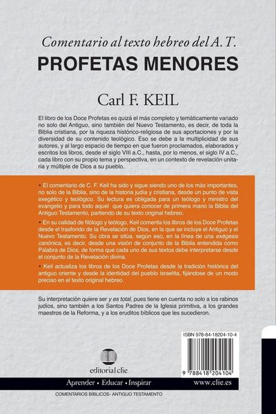 Produktbild: Las Comentario al texto hebreo del Antiguo Testamento - Profetas Menores