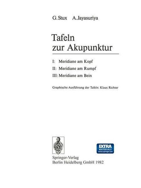 Produktbild: Tafeln zur Akupunktur