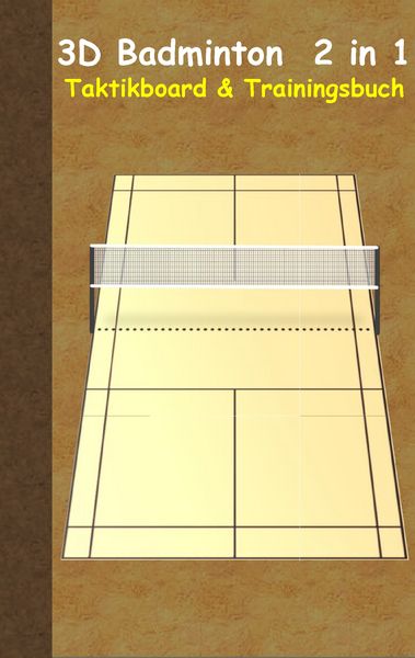 Produktbild: 3D Badminton 2 in 1 Taktikboard und Trainingsbuch
