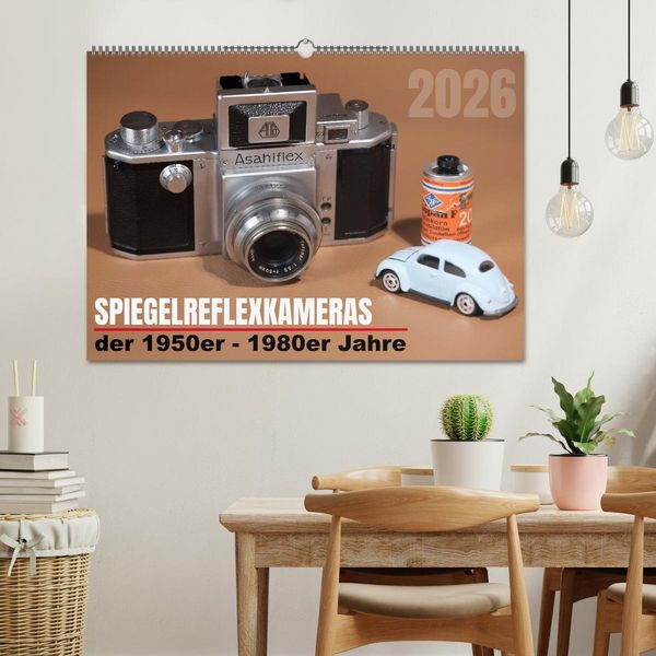 Produktbild: Spiegelreflexkameras der 1950er-1980er Jahre (Wandkalender 2026 DIN A2 quer), CALVENDO Monatskalender