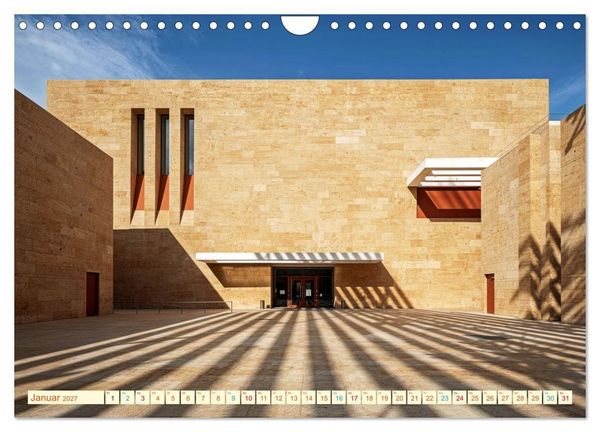 Produktbild: Architektur gegen Hitze - Licht. Schatten. Strukturen. Wasser (Wandkalender 2027 DIN A4 quer), CALVENDO Monatskalender