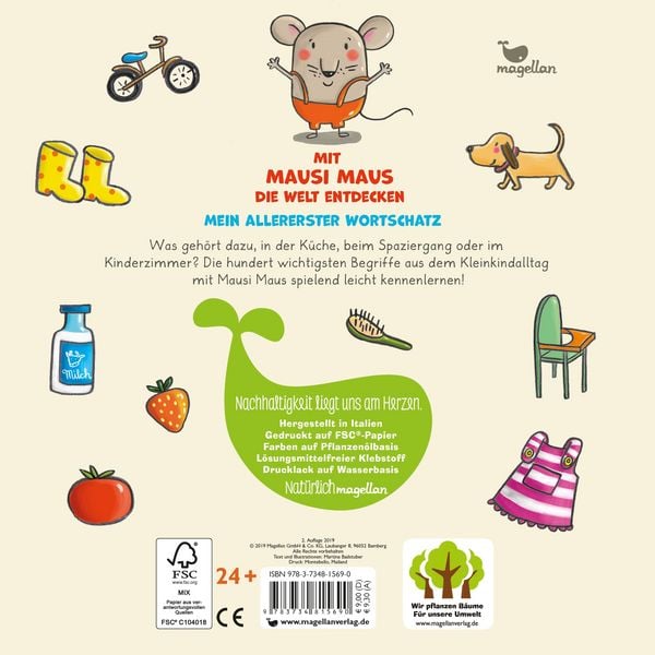 Produktbild: 100 erste W&ouml;rter mit Mausi Maus