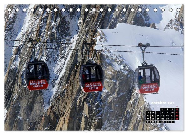 Produktbild: Les paysages de montagne Haute-Savoie (Calendrier de bureau 2026 DIN A5 vertical), CALVENDO calendrier mensuel