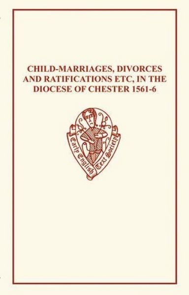 Produktbild: Child-Marriages Chester 1561a6