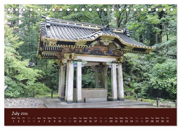 Produktbild: Japan - modern and traditional (Desk Calendar 2026 DIN A5 landscape), CALVENDO 12 Month DeskCalendar