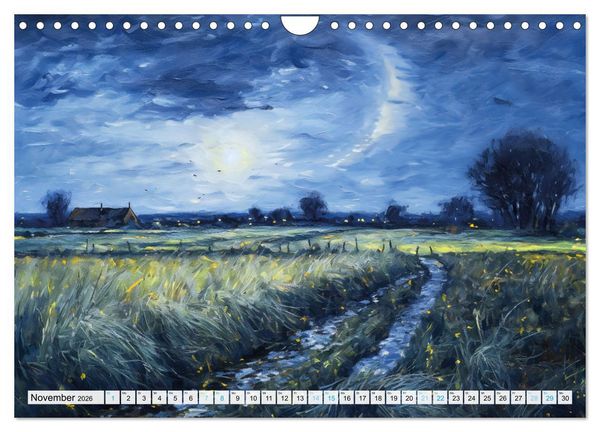 Produktbild: Havelland - Impressionistische Visionen einer idyllischen Region (Wandkalender 2026 DIN A4 quer), CALVENDO Monatskalender