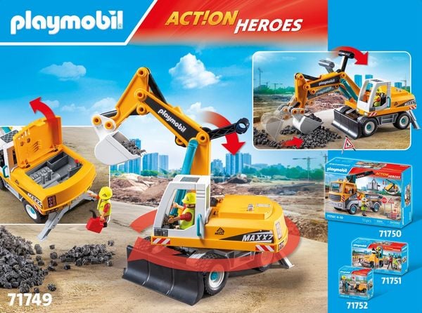 Produktbild: Playmobil&reg; 71749 Gro&szlig;er Bagger