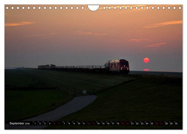 Produktbild: Die Marschbahn (Wandkalender 2026 DIN A4 quer), CALVENDO Monatskalender