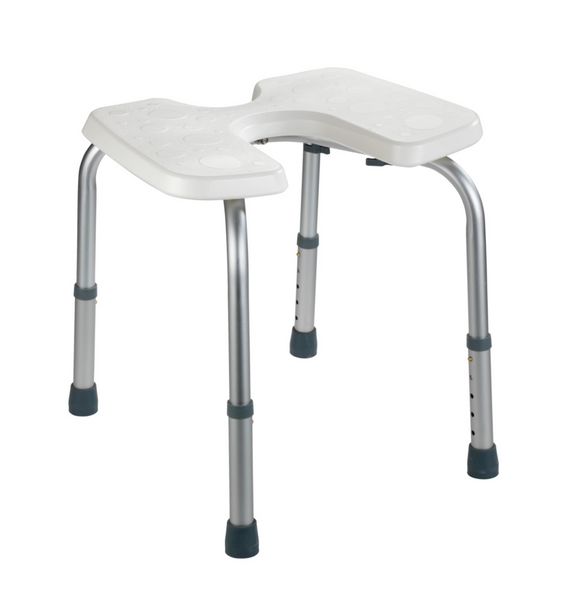 Produktbild: Hygienehocker Mod. Secura, höhenverstellbar, 120 kg Tragkraft