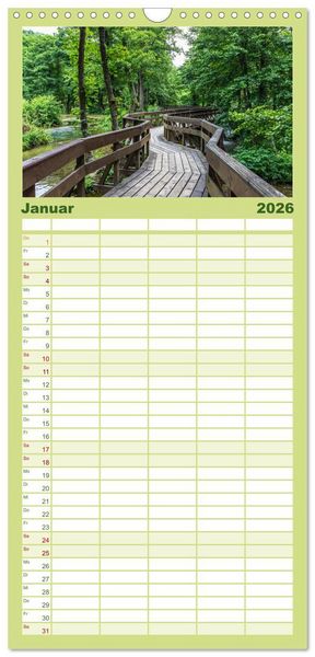 Produktbild: Familienplaner 2026 - Faszination Bosnien-Herzegowina mit 5 Spalten (Wandkalender, 21 x 45 cm) CALVENDO