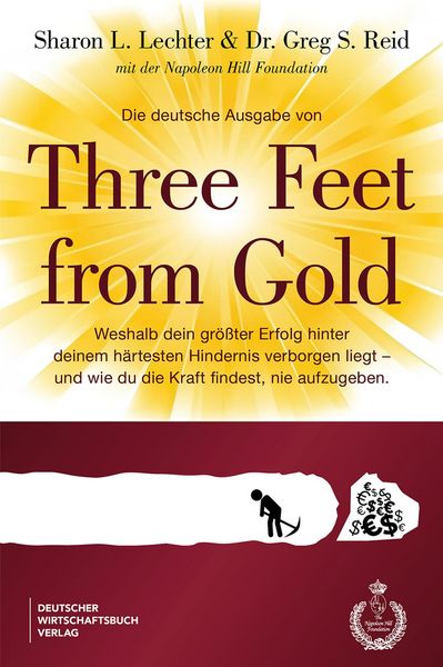 Produktbild: Die deutsche Ausgabe von Three Feet From Gold