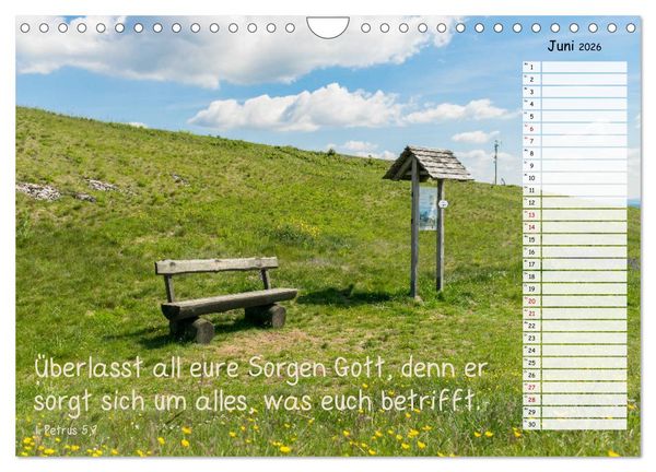 Produktbild: Heimat Hesselberg (Wandkalender 2026 DIN A4 quer), CALVENDO Monatskalender