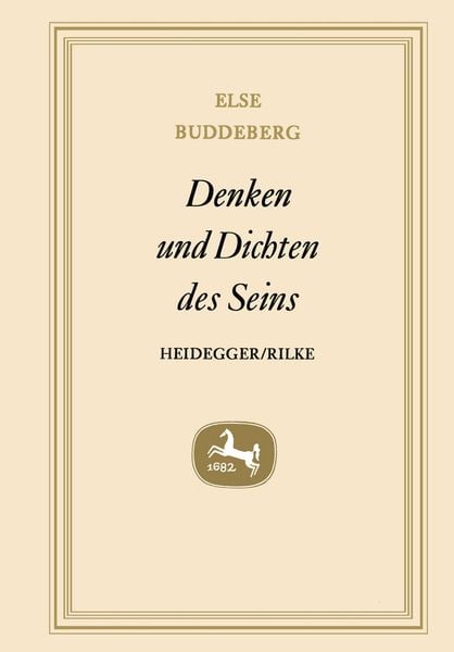 Produktbild: Denken und Dichten des Seins