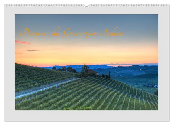 Produktbild: Piemont - die Genussregion Italiens (Wandkalender 2026 DIN A2 quer), CALVENDO Monatskalender