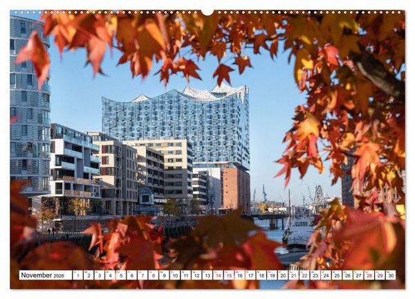Produktbild: Urbane Impressionen: Hansestadt Hamburg - Tor zur Welt (hochwertiger Premium Wandkalender 2026 DIN A2 quer), Kunstdruck in Hochglanz