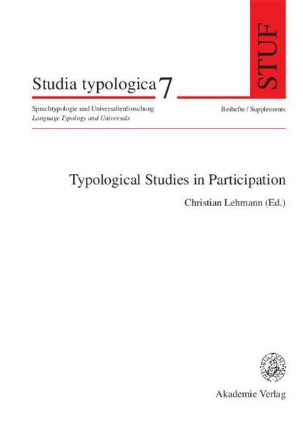 Produktbild: Typological Studies in Participation