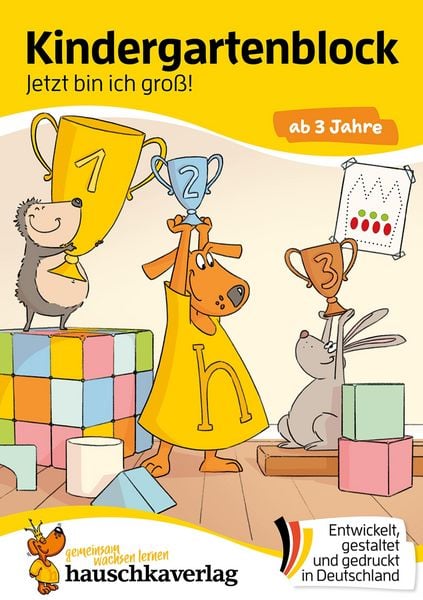 Produktbild: Kindergartenblock ab 3 Jahre - Jetzt bin ich groß!