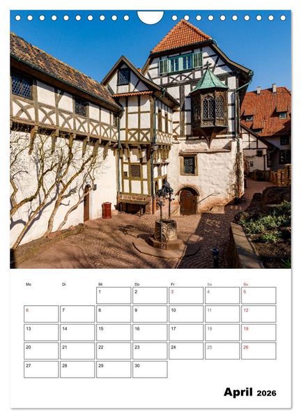 Produktbild: Die Th&uuml;ringer Wartburg (Wandkalender 2026 DIN A4 hoch), CALVENDO Monatskalender