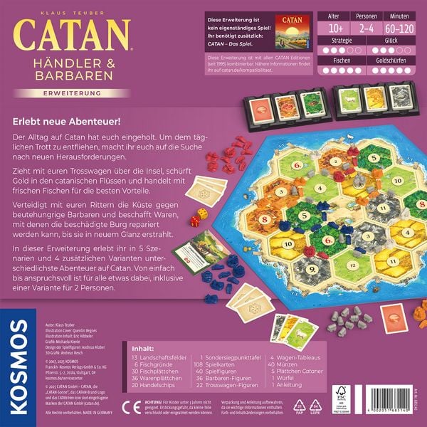 Produktbild: CATAN - H&auml;ndler & Barbaren