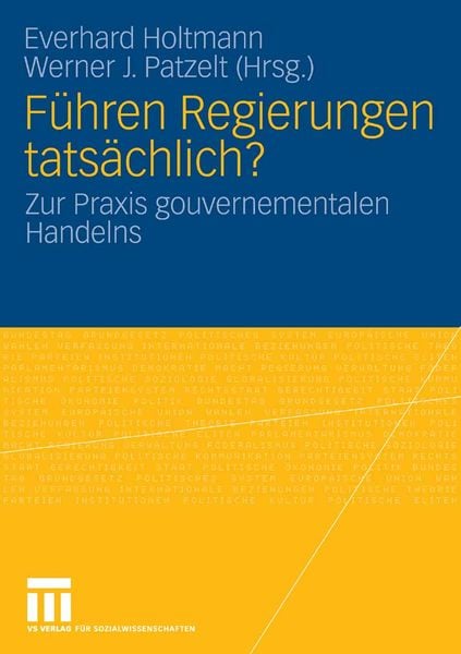 Produktbild: F&uuml;hren Regierungen tats&auml;chlich?