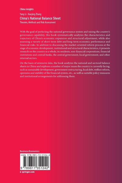 Produktbild: China's National Balance Sheet