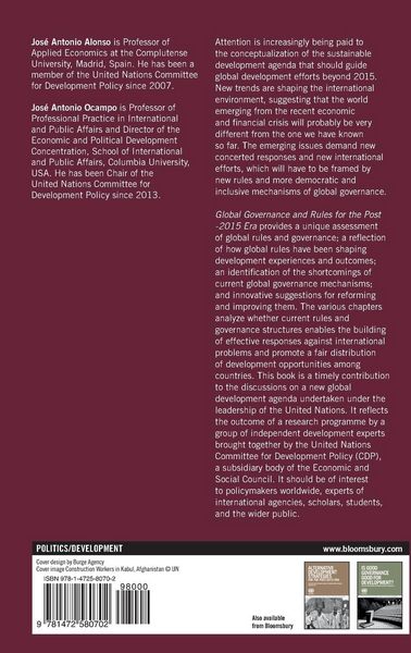 Produktbild: Global Governance and Rules for the Post-2015 Era