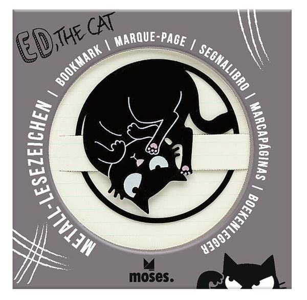Produktbild: Ed, the Cat Metall-Lesezeichen