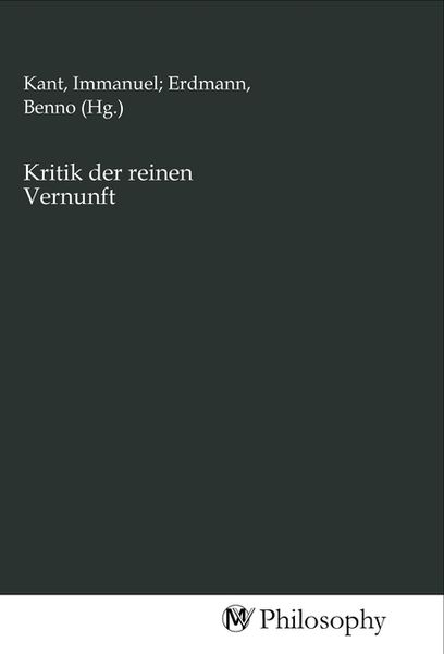 Produktbild: Kritik der reinen Vernunft