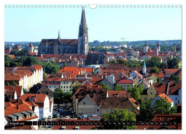 Produktbild: Regensburg erleben (Wandkalender 2026 DIN A3 quer), CALVENDO Monatskalender
