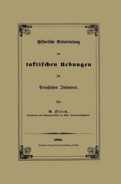 Produktbild: Historische Entwickelung der taktischen Uebungen der Preu&szlig;ischen Infanterie
