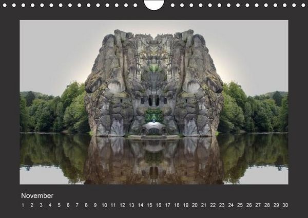 Produktbild: Spiegelwelten - die Externsteine (Wandkalender immerw&auml;hrend DIN A4 quer)