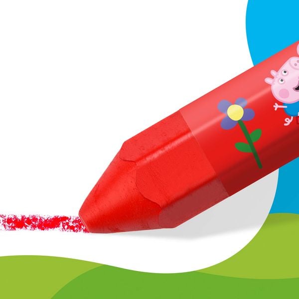 Produktbild: STADTLER Wachsmalstift Noris&reg; junior Peppa Pig - Wachsmalkreide im 6 Etui Noris&reg; junior 224