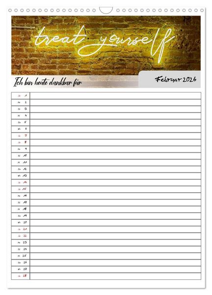 Produktbild: Ich bin dankbar - ein Jahr voller Achtsamkeit (Wandkalender 2026 DIN A3 hoch), CALVENDO Monatskalender