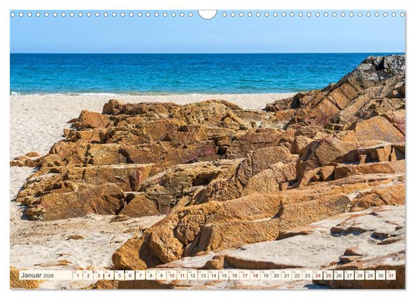 Produktbild: Bretagne - Traumk&uuml;sten im s&uuml;dlichen Finist&egrave;re (Wandkalender 2026 DIN A3 quer), CALVENDO Monatskalender