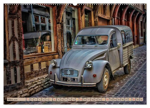 Produktbild: Citro&euml;n 2CV - die Ente (hochwertiger Premium Wandkalender 2026 DIN A2 quer), Kunstdruck in Hochglanz