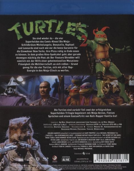 Produktbild: Turtles 2 - Das Geheimnis des Ooze