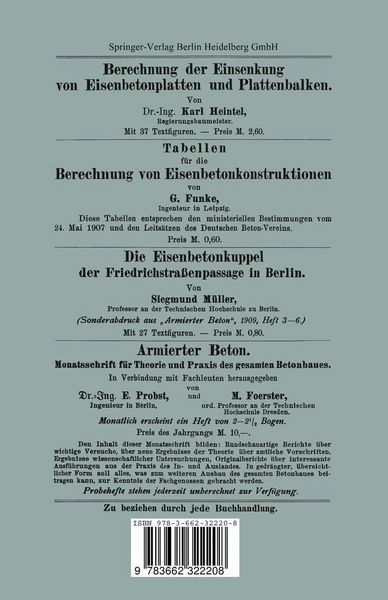 Produktbild: Eisenbetondecken, Eisensteindecken und Kunststeinstufen