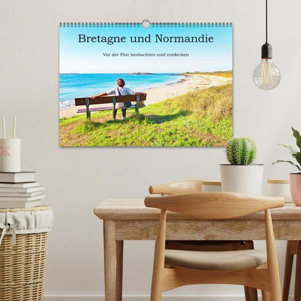 Produktbild: Bretagne und Normandie - Vor der Flut beobachten und entdecken (Wandkalender 2026 DIN A3 quer), CALVENDO Monatskalender