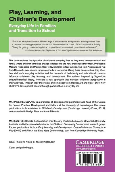Produktbild: Play, Learning, and Children's Development