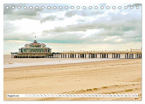 Produktbild: Blankenberge - belgischer K&uuml;stenort (Tischkalender 2026 DIN A5 quer), CALVENDO Monatskalender