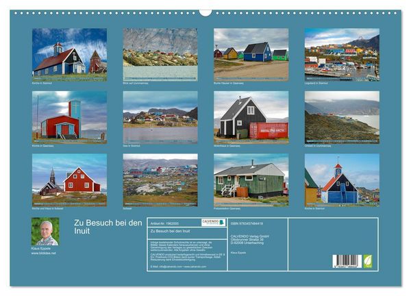 Produktbild: Zu Besuch bei den Inuit (Wandkalender 2026 DIN A2 quer), CALVENDO Monatskalender
