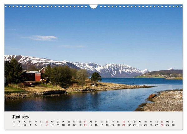 Produktbild: Auf dem Weg zum Nordkap (Wandkalender 2026 DIN A3 quer), CALVENDO Monatskalender