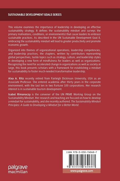 Produktbild: Sustainability Mindset and Transformative Leadership