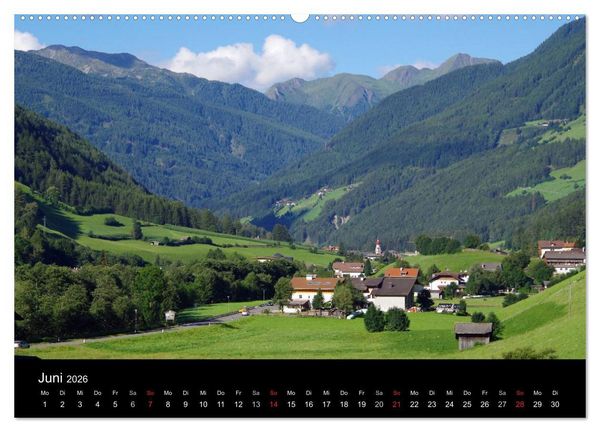 Produktbild: Im Tauferer Ahrntal in S&uuml;dtirol (hochwertiger Premium Wandkalender 2026 DIN A2 quer), Kunstdruck in Hochglanz