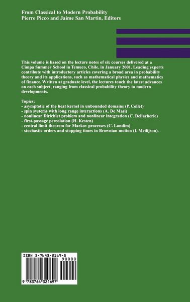 Produktbild: From Classical to Modern Probability