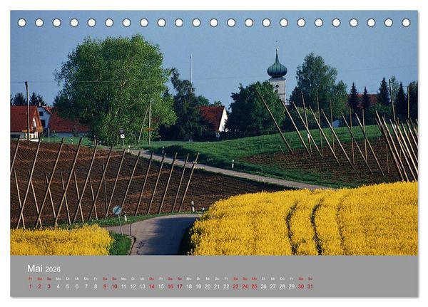Produktbild: Hallertau (Tischkalender 2026 DIN A5 quer), CALVENDO Monatskalender