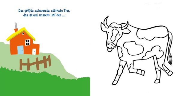 Produktbild: Ausmalbilder f&uuml;r Kita-Kinder: Das dicke bunte Malbuch mit lustigen Reimen